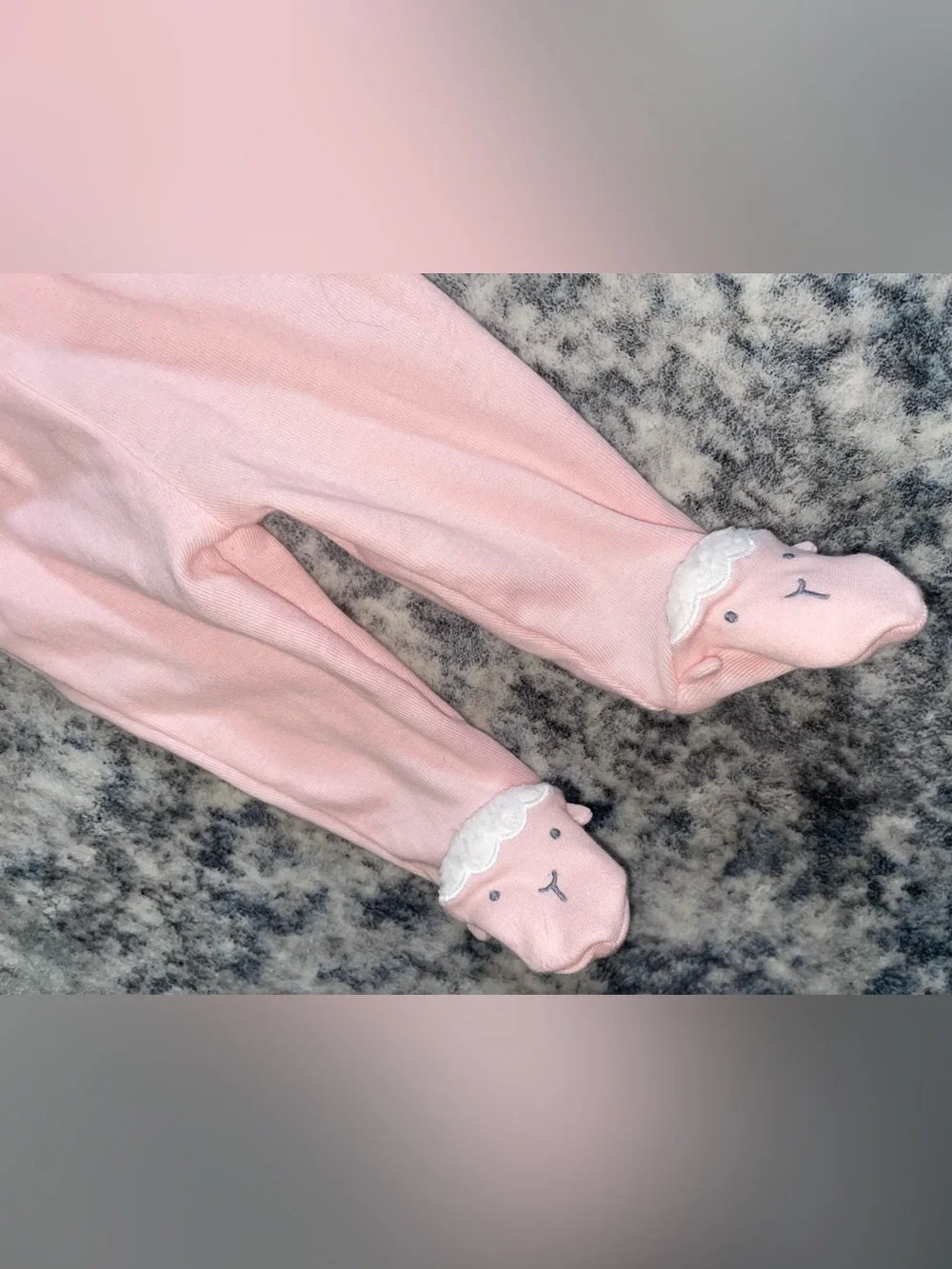 Carters sheep footie pants size preemie